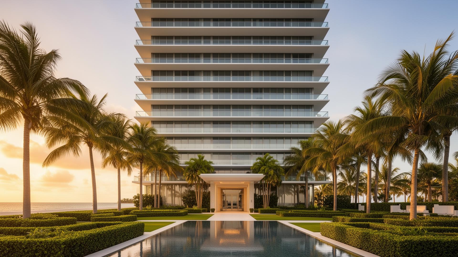 The Palace bayfront tower at 1541 Brickell Avenue, Miami